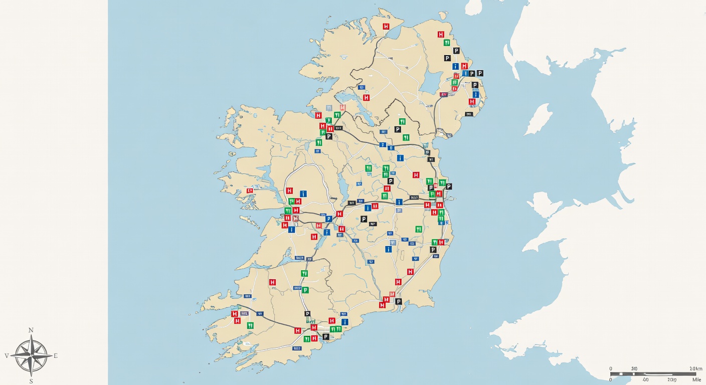 Ireland digital services map